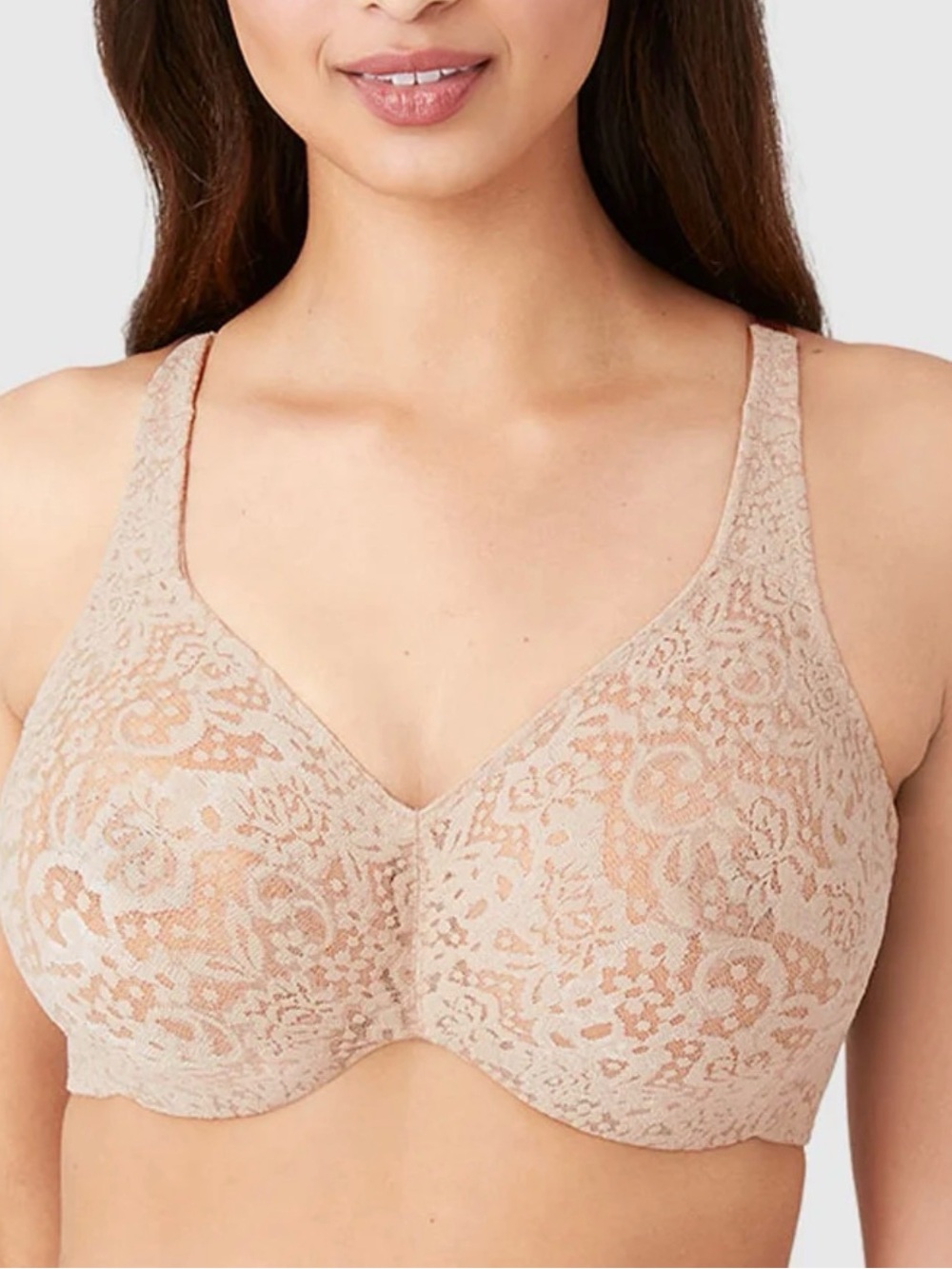 Wacoal Halo Lace Full Figure Underwire Bra size 36DD